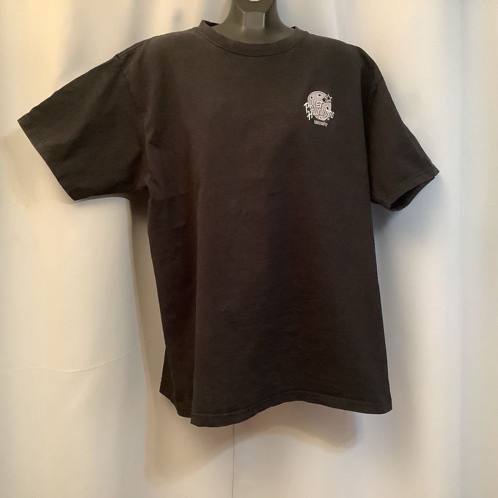 Planet Hollywood Vancouver T-Shirt Men’s XL Cotton Vintage Black